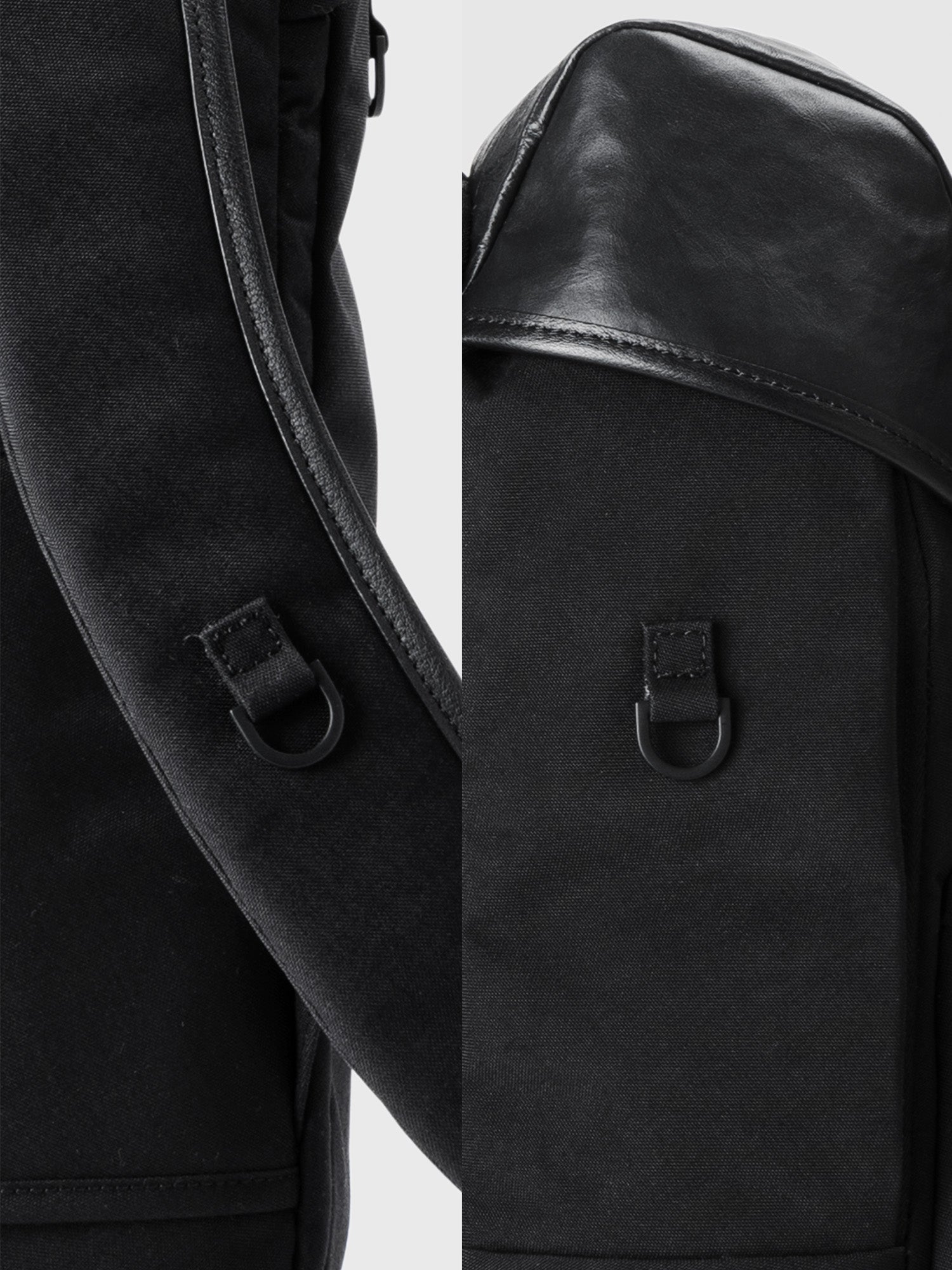 CORDURA®×レザー コンビスクエアバックパック