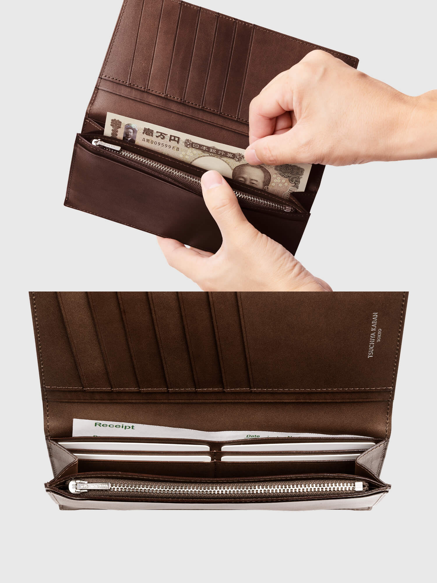 【数量限定色】コードバン 長財布 (縦型) 002