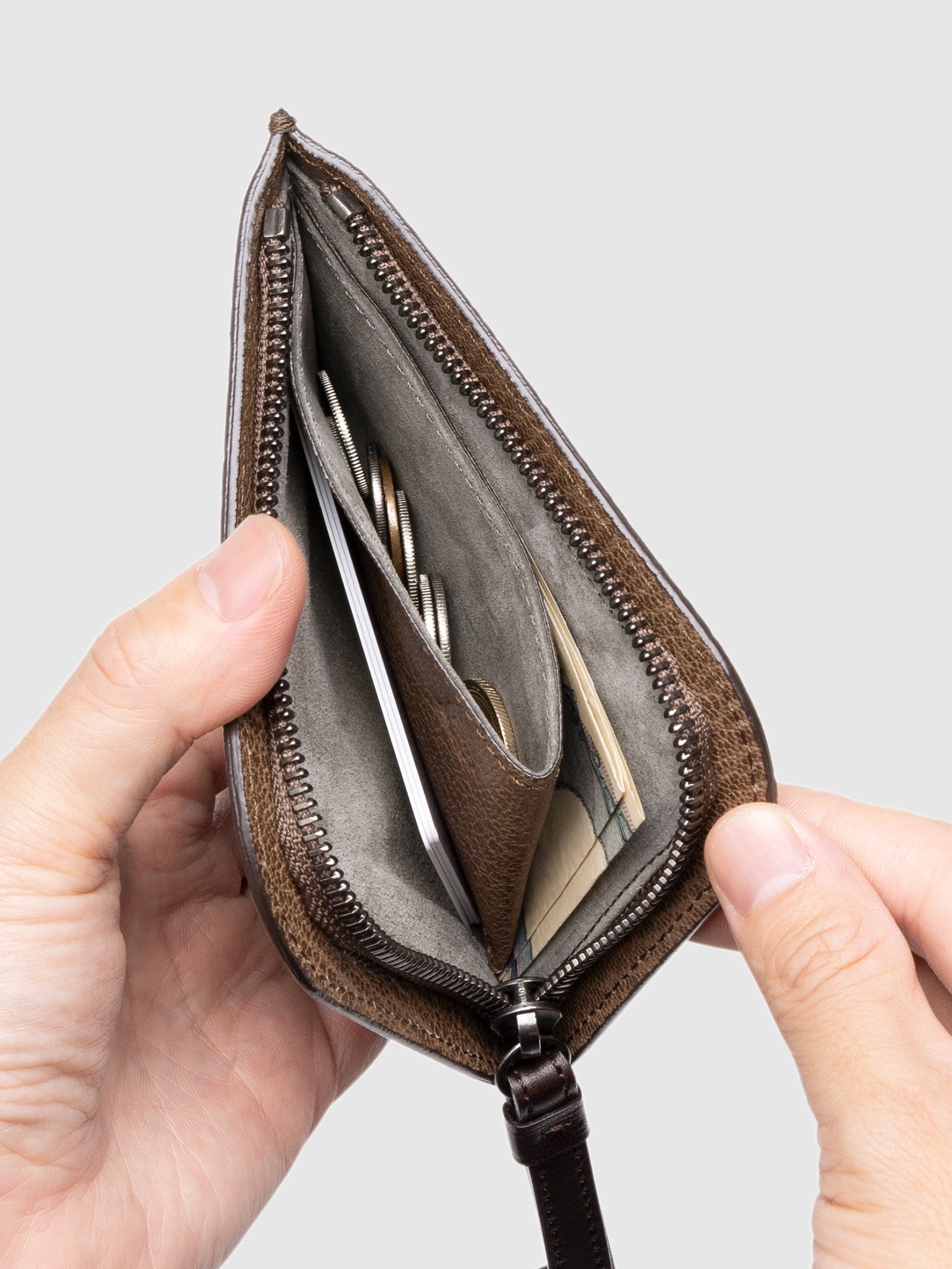 ジャパンモチーフ 茶利八方 Lファスナー