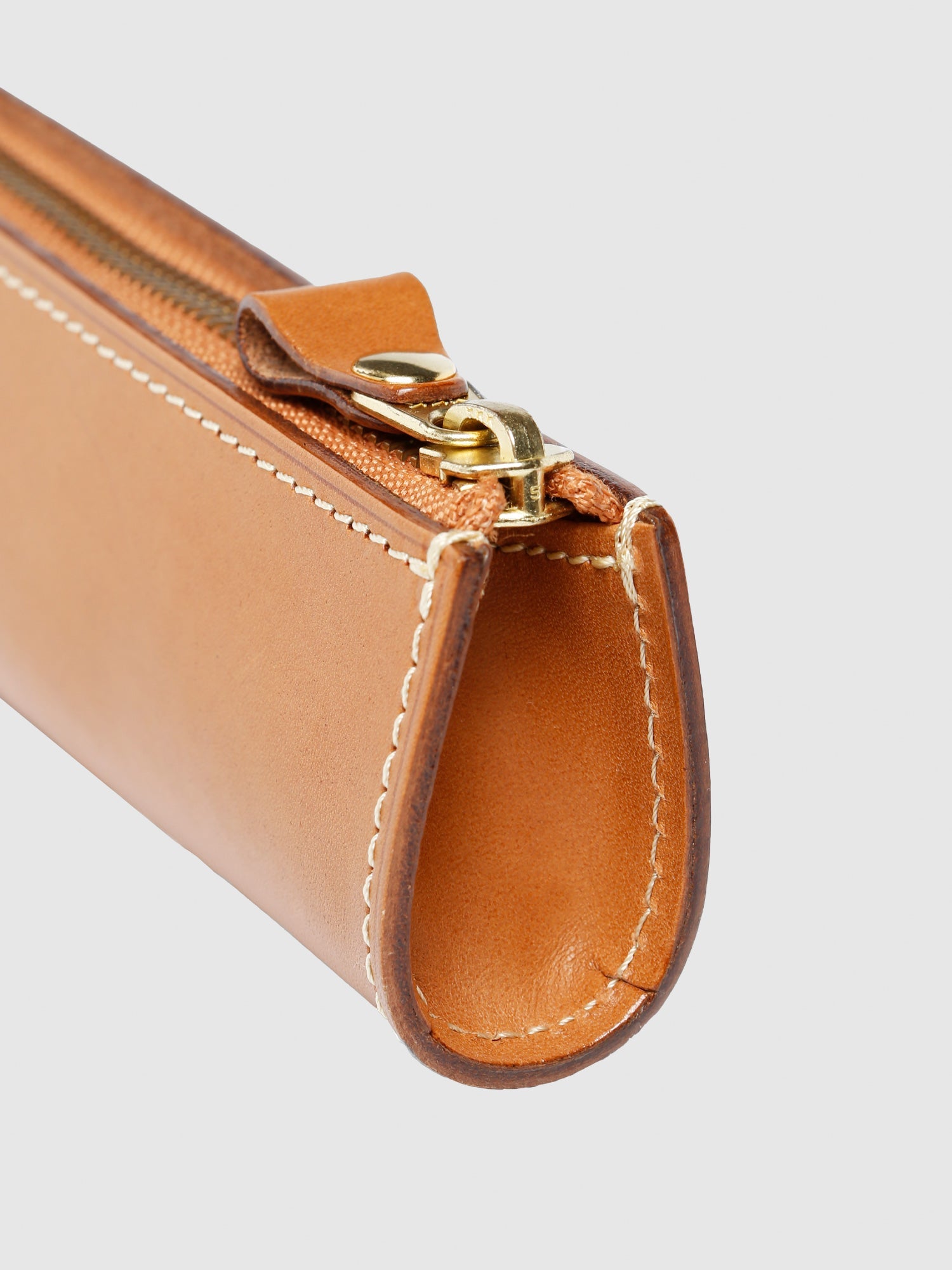 ナチューラ ヌメ革ファスナーペンケース