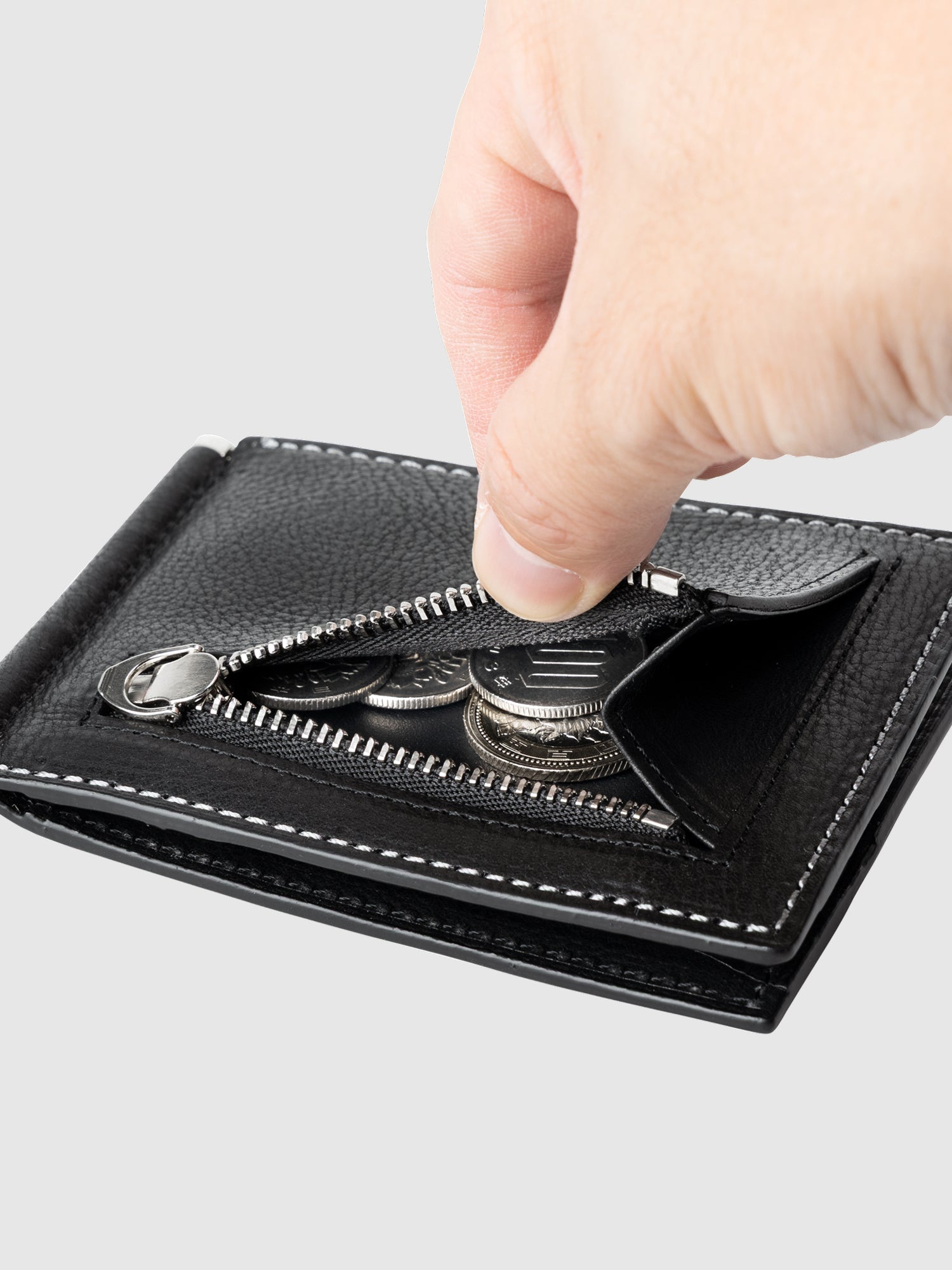 【新色】ウルバーノ バタフライマネークリップ (小銭入れ付き)