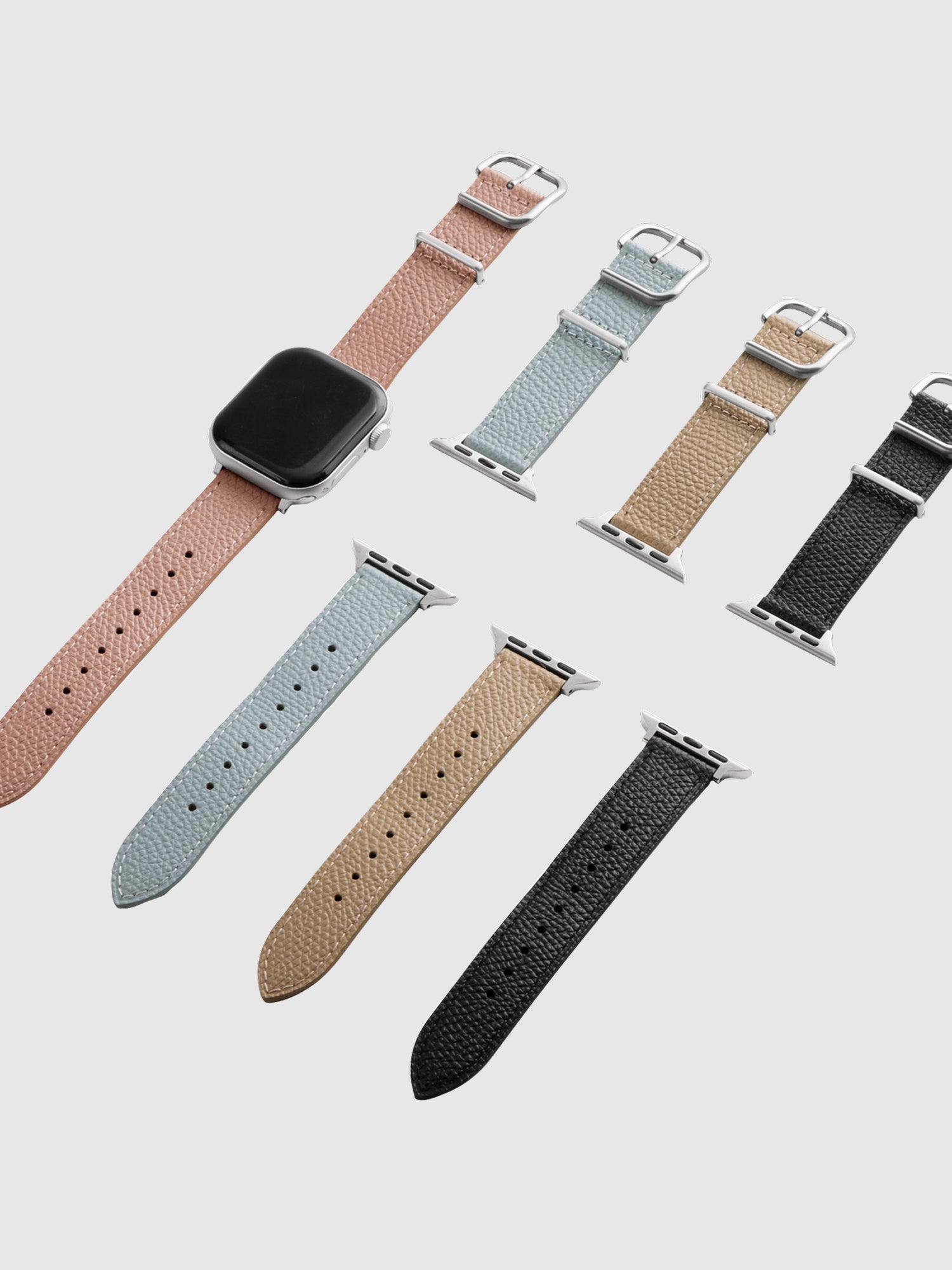 【新発売】レザーウォッチバンド Apple Watch用 トレ S(ファインエンボスドレザー)