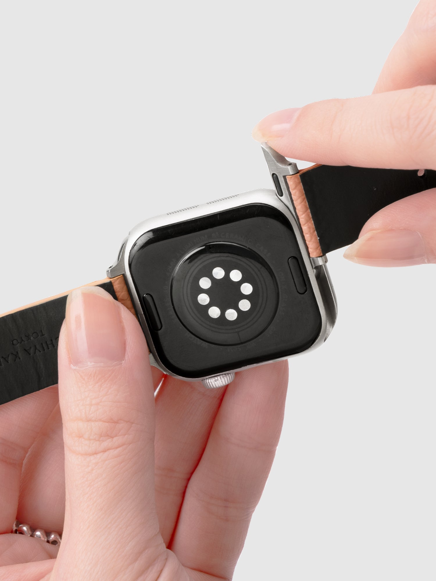 【新発売】レザーウォッチバンド Apple Watch用 トレ S(ファインエンボスドレザー)