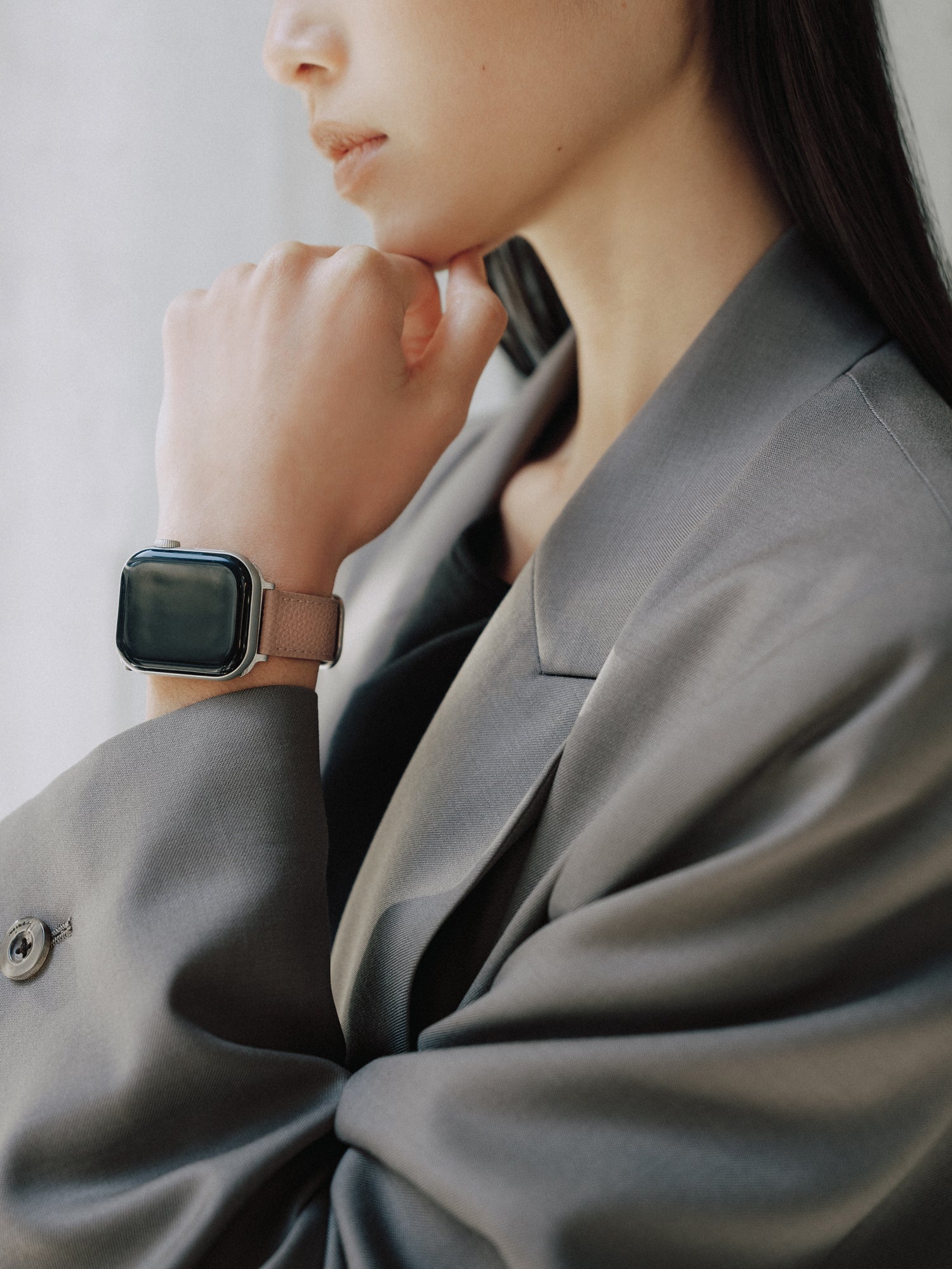 【新発売】レザーウォッチバンド Apple Watch用 トレ S(ファインエンボスドレザー)