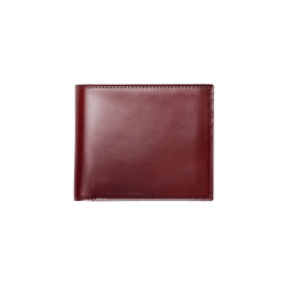 【数量限定色】コードバン 二折財布 002 レッドアンバー