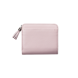 【数量限定色】クラルテ フリンジスモールウォレット シェルピンク