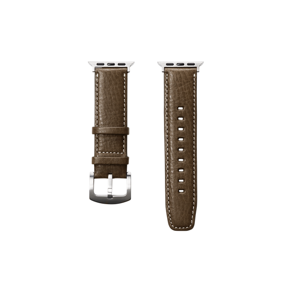 【数量限定型】レザーウォッチバンド Apple Watch用 (バケッタミリングレザー)