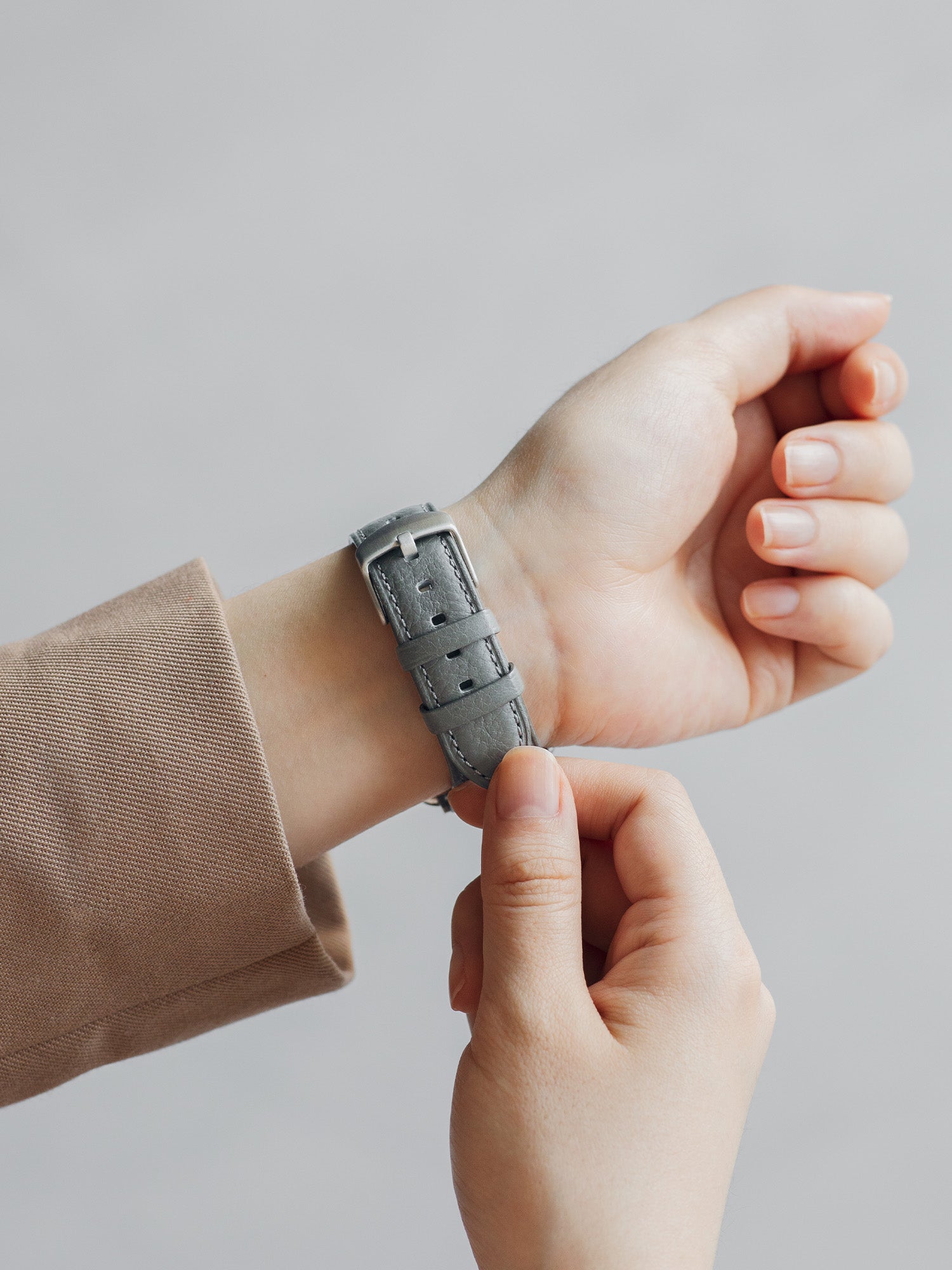 【数量限定色】レザーウォッチバンド Apple Watch用（ミディアムグレインレザー）