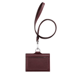 ヌメ IDカードケース バーガンディ