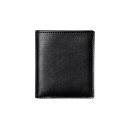 ヌメ 二折財布(スリム) ブラック