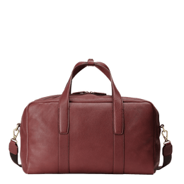 【数量限定色】トーンオイルヌメ 2wayボストン ダークレッド