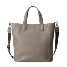 【数量限定色】トーンオイルヌメ 2wayトールトート シェードウォームグレー