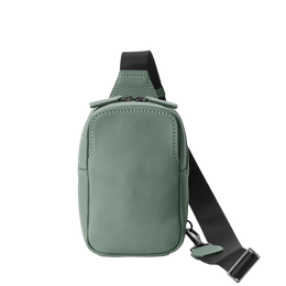 【数量限定色】トーンオイルヌメ クロスボディバッグ アクアグリーン