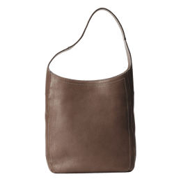 【数量限定色】トーンオイルヌメ ワンショルダートート ミディアムブラウン