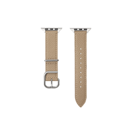 【新発売】レザーウォッチバンド Apple Watch用 トレ S(ファインエンボスドレザー) クレイ