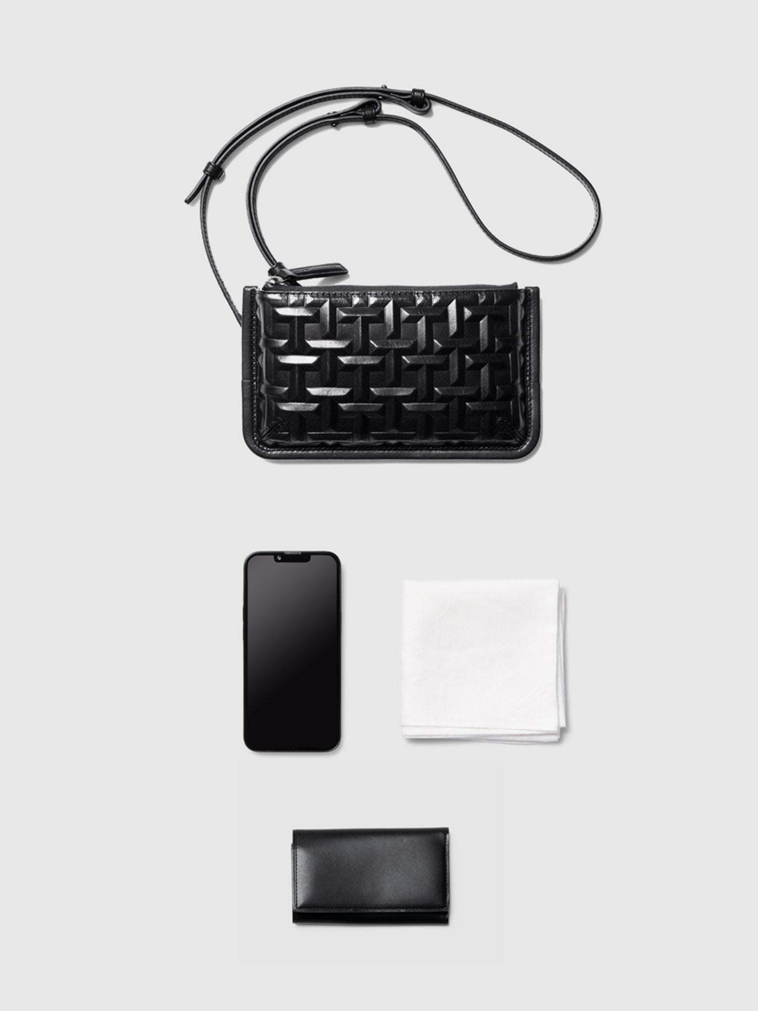 【数量限定色】TSUCHIYA フラットミニショルダー（シグネチャーレイズド）