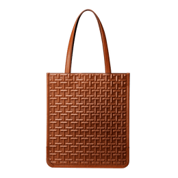 【数量限定色】TSUCHIYA フラットトート（シグネチャーレイズド） ブラウン