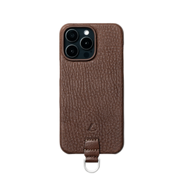 レザーケース iPhone 15 Pro Max・15 Pro・15・16 Pro Max・16 Pro・16用 (Dカンタイプ) ミディアムブラウン / iPhone 15 Pro Max